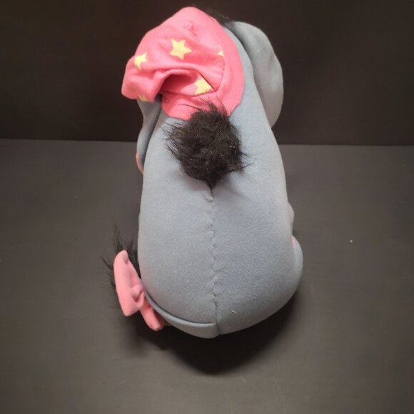 Vintage 1998 Mattel Disney Eeyore Plush w/ Lantern that Lights Up Collectable - Picture 3 of 8